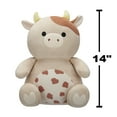 thumbnail image 2 of Squishmallows Original 14 inch Nightingale the Spotted Brown Cow Squeezemallows – Child's Ultra Soft Plush Toy, 2 of 7