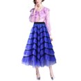 thumbnail image 3 of Txlixc Falda de TUL de estilo femenino de longitud media Txlixc  moda, 3 of 3