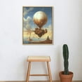 thumbnail image 4 of Nawypu Steampunk Airship Vintage Poster Oil Painting on Canvas Canvas Wall Art Prints for Wall Decor Room Decor Bedroom Decor Gifts, 4 of 4