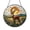Acrylic 3.5 Inch, variant on Fantasy Farm Goat Stained Glass Window Decor – Handmade Barn Floral Hanging Art