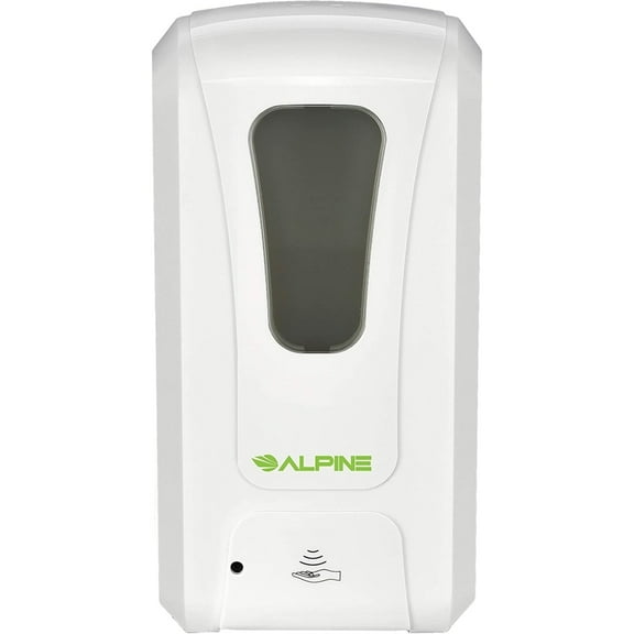 Alpine Wall-Mount Automatic Foam Dispenser, 11-1/8"H x 6"W x 4-1/2"D, White