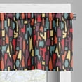 thumbnail image 3 of Ambesonne Abstract Valance Pack of 2, Fractal Funky Forms, 54"X18", Multicolor, 3 of 5