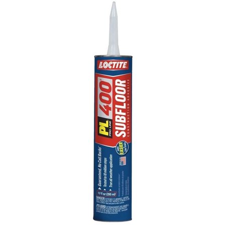 12 Pack of 10 Oz OSI 1652275 OSI-PL 400 400 Heavy Duty Subfloor Construction Adhesive