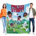 thumbnail image 1 of ¡Press Start! anti-pilling, suave, ligera, esponjosa y acogedora de lujo para hogar y cocina – Perfecta para niños y adultos,150X130cm, 1 of 6