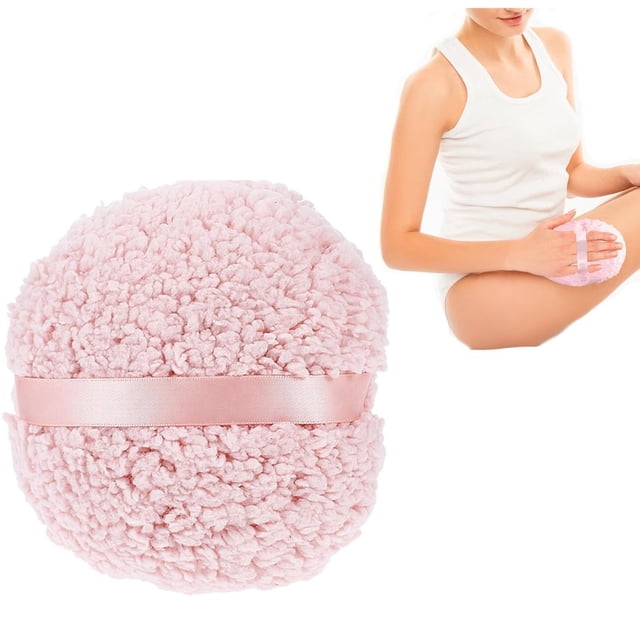 Estbridg Body Powder Applicator Oversize Powder Puff Powder Puff for Body Powder Extra Large Body Powder Puff Loose Powder Puffs Oversize Dust Puffs for Women Makeup (6” x 3”)