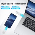 thumbnail image 1 of Dual-Port USB Solid State Drive - USB 3.0/Type-C for Mobile and Computer - 128GB - Plug and Play - Extra Storage - Gray, 1 of 4