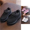 thumbnail image 2 of VOUZZA Kids Lightweight Mesh Sneakers Breathable Net Panel Hook and Loop Strap Anti- Athletic Running Walking Shoes for Boys Girls, 2 of 6