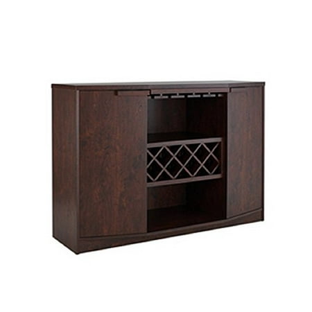 Wine Bar Buffet And Storage Cabinet With Center Gl Rack Wine Bar Buffet And Storage Cabinet With Center Gl Rack Side Shelves