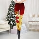 thumbnail image 4 of Gibobby Pantalones deportivos mujer Leggings con estampado navideño para mujer Pantalones de bota casuales ajustados sexy(Amarillo,CH), 4 of 5