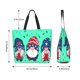 thumbnail image 5 of Balery Three Gnome Independence Day Bolsa Tote Estilo Estético con Cremalleras, Bolsa de Hombro, Bolsa de Compras Grande y Plegable, 5 of 8