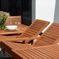 thumbnail image 4 of Amazonia Porto Coralina 11-Piece Dark Finish Wood 100% FSC Rectangular Patio Dining Set, 4 of 10