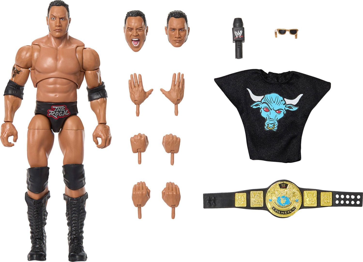 WWE Elite Ultimate The Rock ザ•ロック Mattel WWE Ultimates The Rock : Amazon.ca: Sports & Outdoors