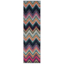 SAFAVIEH Monaco Breana Geometric Runner Rug, Multi, 2'2" x 10'
