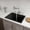 Black Matte, variant on Black Matte 24" x 18" Fireclay Undermount / Drop In Fireclay Kitchen Sink