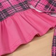 thumbnail image 5 of TOWED22 Kids Infant Girls Cute Fall Winter Clothing Outfits 2pcs Long Sleeve Print Graphic Tee and Relaxed Joggers Set Clothes(Red,4-5 Y), 5 of 9