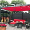 thumbnail image 2 of PURPLE LEAF Pergola Shade Cover for 12' X 16' Deck Porch Outside Outdoor Retractable Durable Fabric Canopy Replacement Top Only Terra, 2 of 8