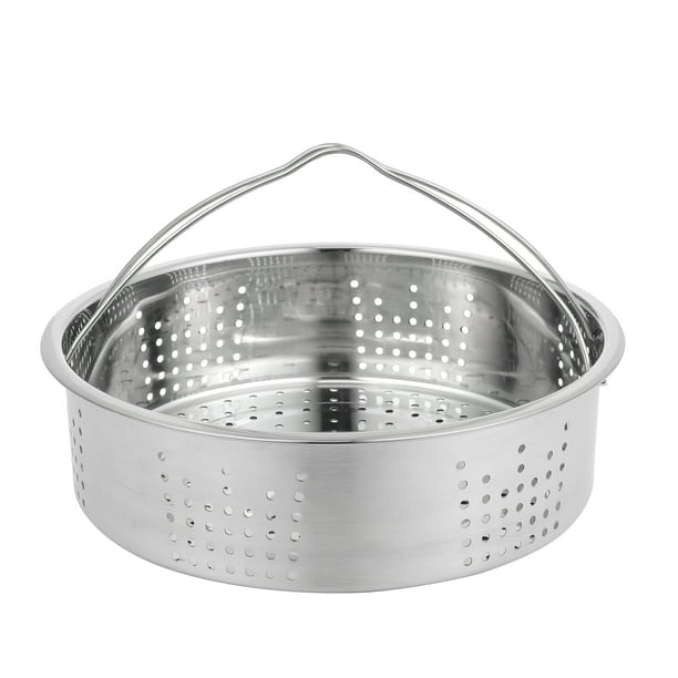 EeaseMX vaporera de acero inoxidable, rejilla de malla para cocinar al vapor, para cocina.