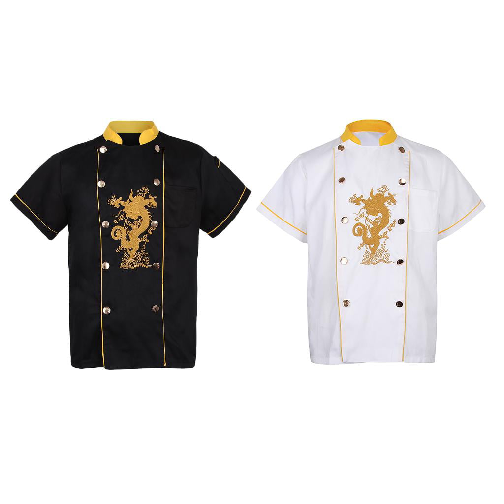 Soft Terylene/Cotton Unitive Summer Uniform for Restaurant/Hotel Chef/Cook 