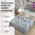 thumbnail image 4 of Vianney Comforter Queen Novo Santorini Patterned Design Soft Fleece Material Lightweight and Cozy Throw for Couch or Bed Year Round Comfort and Stylish Decor, 4 of 9