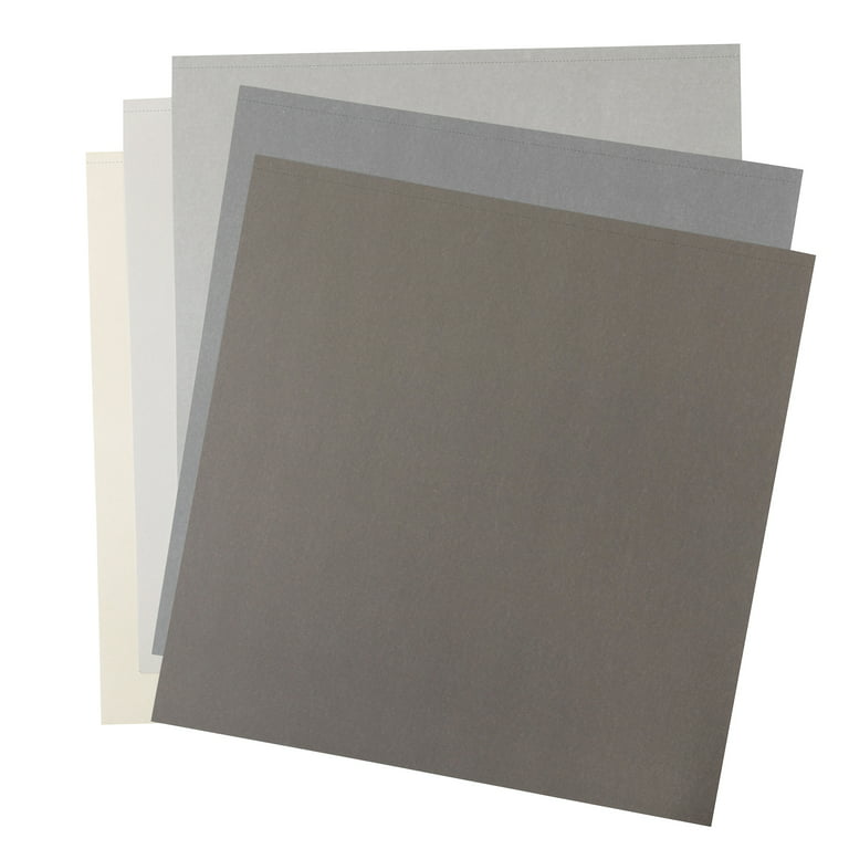 Colorbok 12x12 Smooth Gray Promenade Cardstock, 121 lb./180 gsm, 30 Sheets