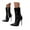 A Black, variant on Women's Gail Heeled Ankle Bootie Fashion Pointed Toe Stiletto High Heel Boots For Party Carnival Evening Dress Nightclub Shoes