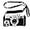 D Black, variant on Case Compatible with iPhone 11,Cute 3D Vintage Camera Phone Case with Hand Strap Unique Cool Silicone TPU Case Shockproof Protective Case Women Girls for iPhone 11