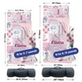 thumbnail image 6 of KAINSY Custom Toddler Nap Mat with Blanket and Pillowcase, Personalized Kids Pink Sleeping Bag with Name, Cute Bear Pattern Slumber Bags for Preschool, Daycare, Travel, and Sleepovers, 6 of 8