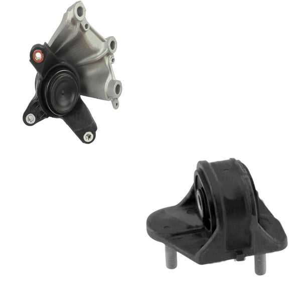 CF Advance Compatible with Acura 12-14 TL 3.5L 3.7L Left Lower and Left Upper Automatic Transmission Mount with Bracket Set 2PCS 2012 2013 2014