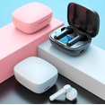 thumbnail image 1 of Inalámbrico deportes mini estéreo vida control táctil impermeable bluetooth intrauricular auriculares para teléfono con caja de carga, 11 Afortunado Sencillez, 1 of 2