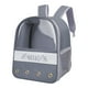 thumbnail image 1 of Mochila portátil para transportar mascotas, bolsa de viaje para perros y gatos, bolso de mano suave y ventilado. C-gris, 1 of 7
