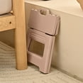 thumbnail image 4 of Kbndieu Folding Lightweight Step Stool, Space Saving Foldable Stool for Kitchen & Bathroom, Collapsible, Portable Travel Camping Stool, Pink, 4 of 6