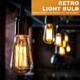 thumbnail image 3 of Vintage Bulbs E14 220V ST48 Incandescent Bulbs 25W 40W 60W Filament Retro Light For Pendant Lamp, 3 of 5