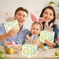 thumbnail image 2 of Happy Easter Bunny Money Box, White Easter Theme Party Decoration for Gift Collection, Wedding Christening Baby Shower Fundraising, 8.5 x 6.5 x 6.5 Inches, 2 of 5