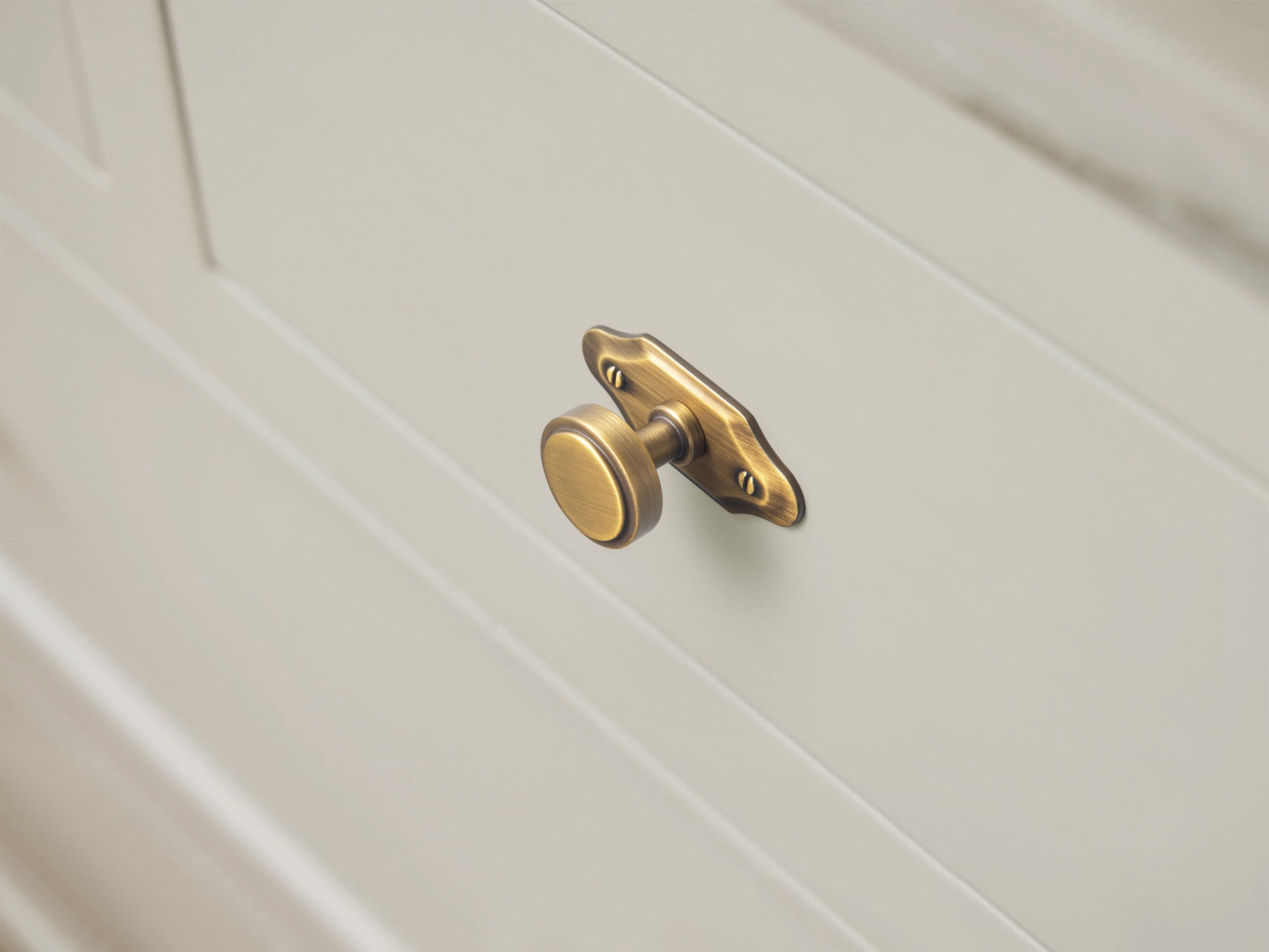 Goo-Ki Brushed Bronze Cabinet Drawer Knobs with Backplate, Zinc Alloy Kitchen Hardware,Modern Single Hole Bar Pull Handles for Cupboard Wardrobe,6 Pack (2503-G023)