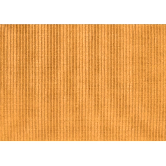 Ahgly Company Indoor Rectangle Solid Orange Modern Area Rugs, 3' x 5'