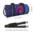 thumbnail image 4 of ZICANCN Blue Dark Vortex Fractal Unisex Large Duffle Bag for Travel - Sports Tote Gym Bag Airplane Weekenders Bags for Women Men, 4 of 8