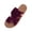 Red -BV22, variant on Nestiefly Orthopedic Sandals for Women Arch Support sandals Dressy Flip Flops Breathable Mesh Slides Beach Flat Sandal Red 42