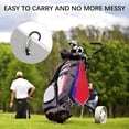 thumbnail image 4 of Toalla de golf Uxcell de microfibra con patrón de waffle con clip de bloqueo - [Gris claro - 23.6 IN] Toalla para palos de golf, 4 of 6