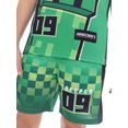 thumbnail image 6 of Minecraft Boys Character Graphic Basketball Jersey and Shorts Set, 2-Piece, Sizes 4-12, 6 of 13