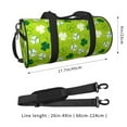 thumbnail image 4 of Bingfone St Patrick's Day7 Print Gym Duffle Backpack for Men Women,Travel Weekender Carry-On Bags with Detachable Back Pack Straps for Traveling Overnight Climb Sports, 4 of 8