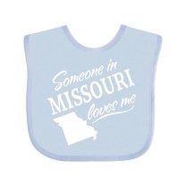 Inktastic Someone in Missouri Loves Me Boys or Girls Baby Bib