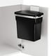thumbnail image 3 of Bote de basura Simplehuman de acero negro, 10 l/2.6 galones, 10 l/2.6 galones, 3 of 8