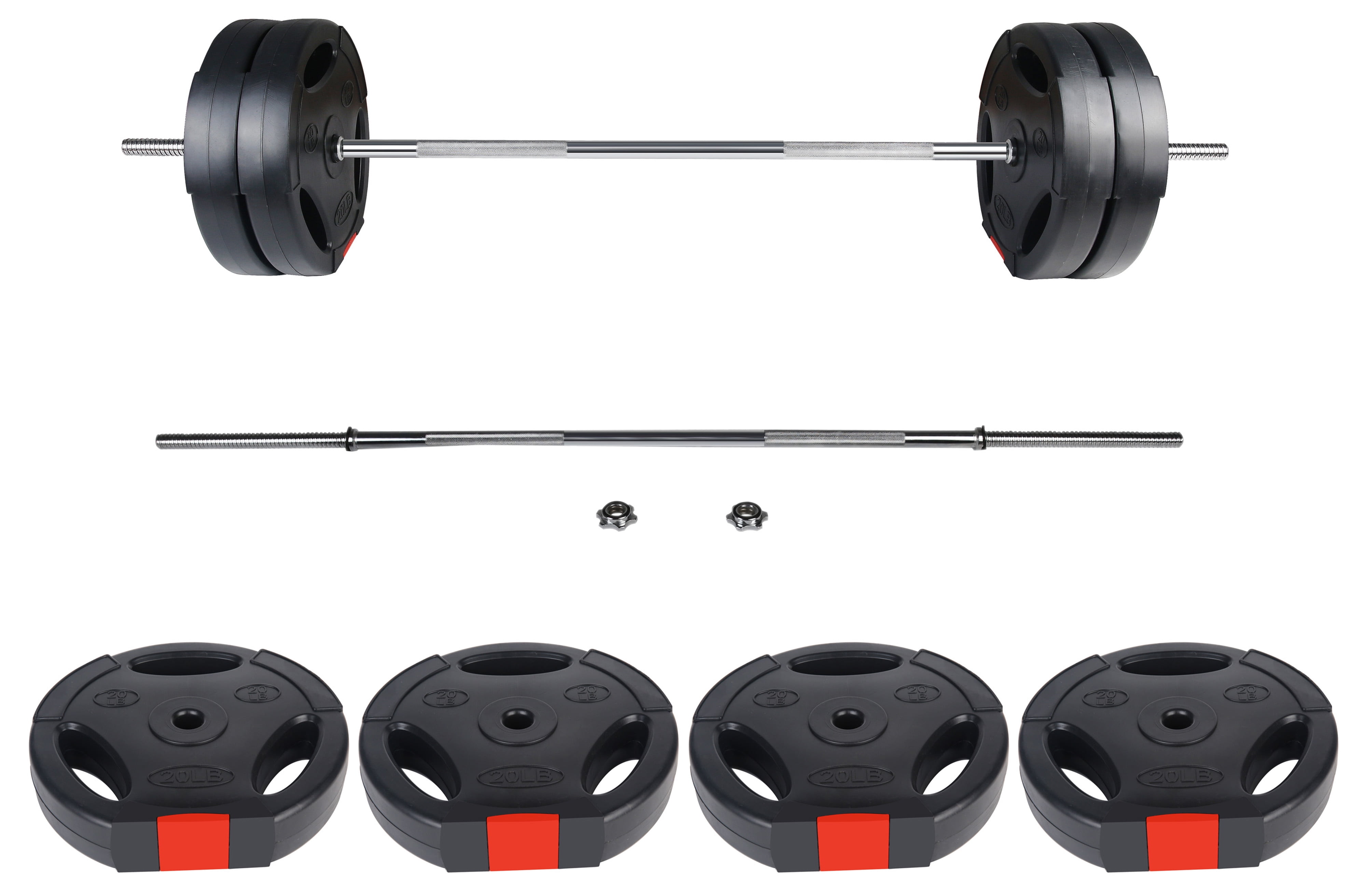 Body power outlet barbell set