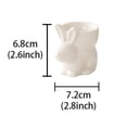 thumbnail image 3 of Easter European Ceramic Breakfast Egg Cup Small And Simple Decoration Tabletop Living Room Home Decor, 3 of 9