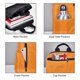 thumbnail image 3 of Disketp Orange Glitter2 Mochila Ligera e Impermeable, Mochila de Día Resistente para Viajes, Senderismo y Uso Diario para Hombre y Mujer, 3 of 7