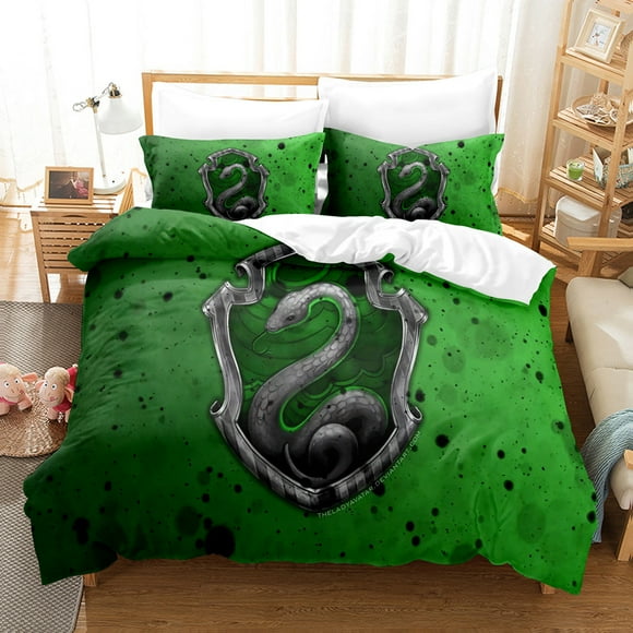 Hogwarts Three-piece Set, Bedding Suit, Duvet Cover Suit, Soft Microfiber, Duvet Cover-Youyoupin