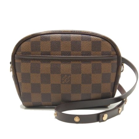 Pre-Owned LOUIS VUITTON N51296 Damier Pochette Ipanema Ebene Waist Bag Pouch Brown 059569 (Good)