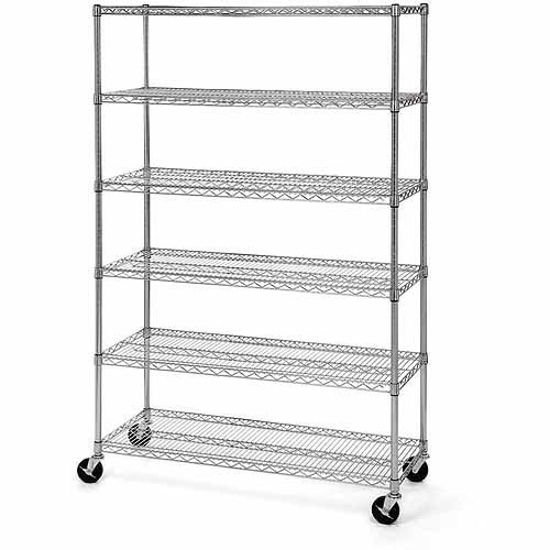 Seville Classics 6-Shelf Wire Shelving System