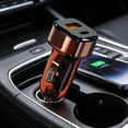 thumbnail image 1 of JZCHUNTOY 52.5W Dual USB C Car Charger 1 Pack, Fast Charging Adapter with Overcharge Protection, Universal Power Converter for Car Interior Charging, Tablet, Multi-device Power Supply, 1 of 6