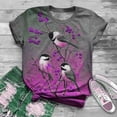 thumbnail image 1 of Pntutb Tallas grandes Mujer Manga corta Animal Impreso O-cuello tops Camiseta Blusa Pntutb Pntutb-2245, 1 of 4